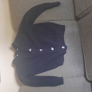 Black button up cardigan